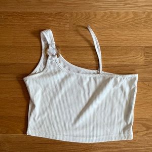 White Crop Top